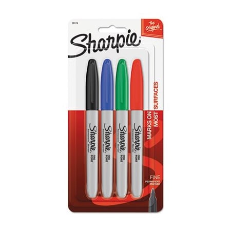 Sharpie Red Permanent Marker, Fine Tip 30174PP